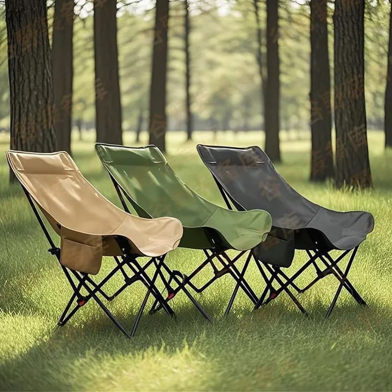 Fauteuil de camping réglable pliant - Siège portable pour pêche, pique-nique et loisirs