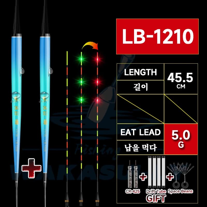 Flotteur électronique LED 3 mesh haute sensibilité 2024 pour pêche nocturne - équipement nano extérieur