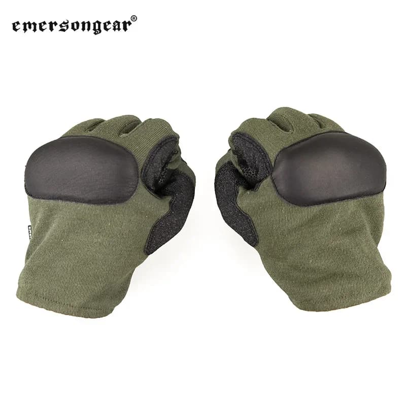 Gants tactiques Emerson cuir protection pêche chasse - doigts complets vélo airsoft activités outdoor