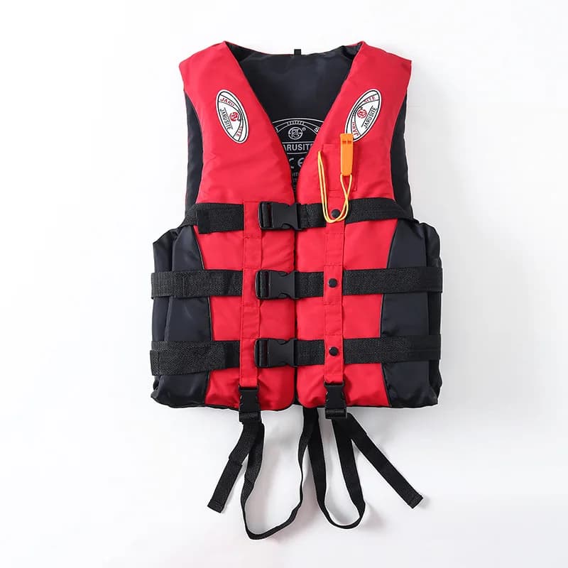 Veste de flottaison pêche en mer adulte taille S à 3XL en tissu Oxford enduit pour sports nautiques