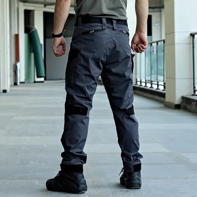Pantalon militaire cargo tactique homme résistant imperméable pêche randonnée multi-poches