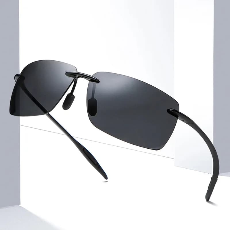 Lunettes ultralégères TR90 frameless conduite pêche randonnée running sports outdoor