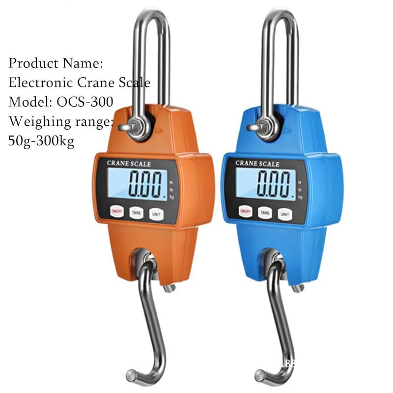 Balance digitale grue 300kg 150kg/50g 200kg/100g 500kg/100g pesée lourde crochet acier inox portable