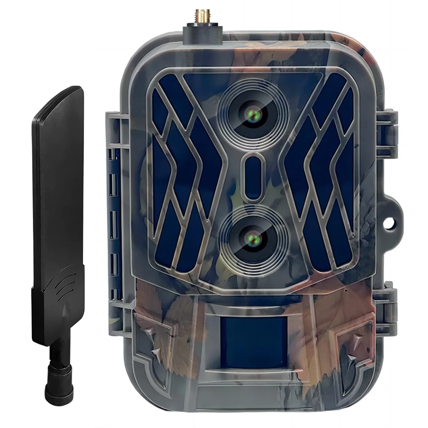 Caméra de chasse 4G sans batterie lithium avec double détection - Contrôle APP et service cloud inclus