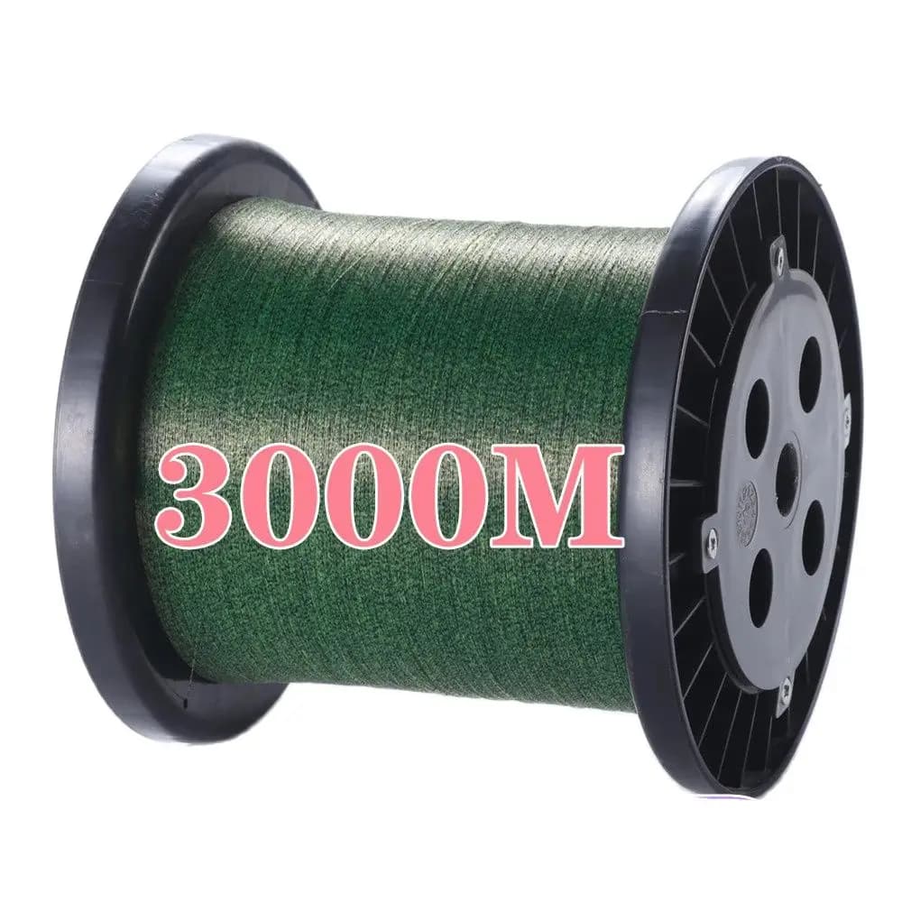Ligne de pêche carpe fluorocarbone 3000M invisible et super résistante - Fil plongeant à points