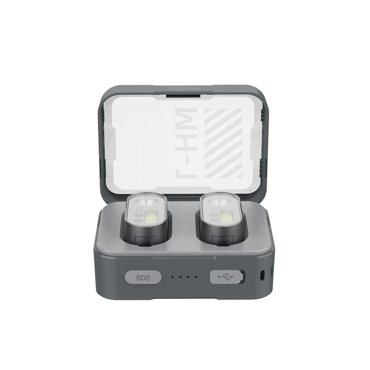 Lampe frontale multifonction ATuMan DUKA MH1 rechargeable USB pour pêche avec capteur COB LED