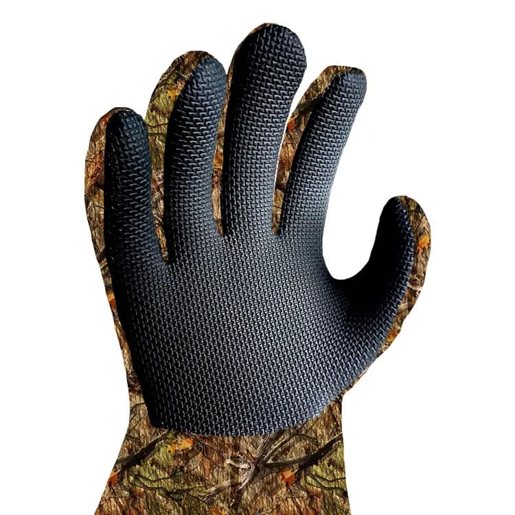 Gants chasse hiver étanches poignets longs camouflage pêche homme qualité pro