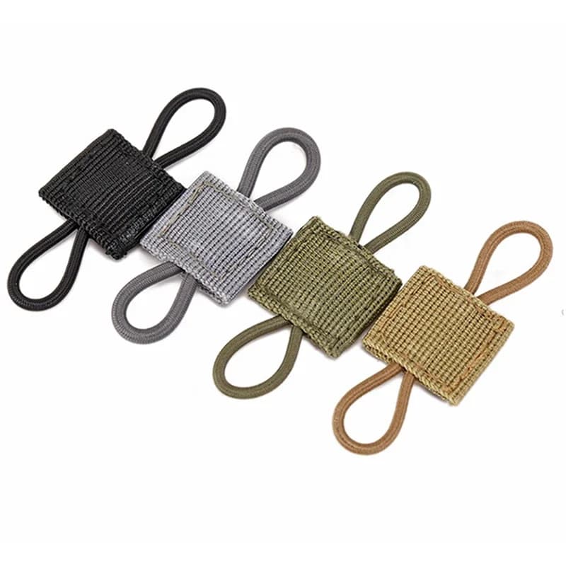 10 attaches tactiques Molle pour gilet de chasse pêche - Accessoires fixation système sangles outdoor