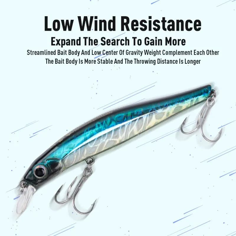Leurre minnow Artist FR Silence 80mm 105mm - leurre coulant jerkbait pour bar et carnassiers