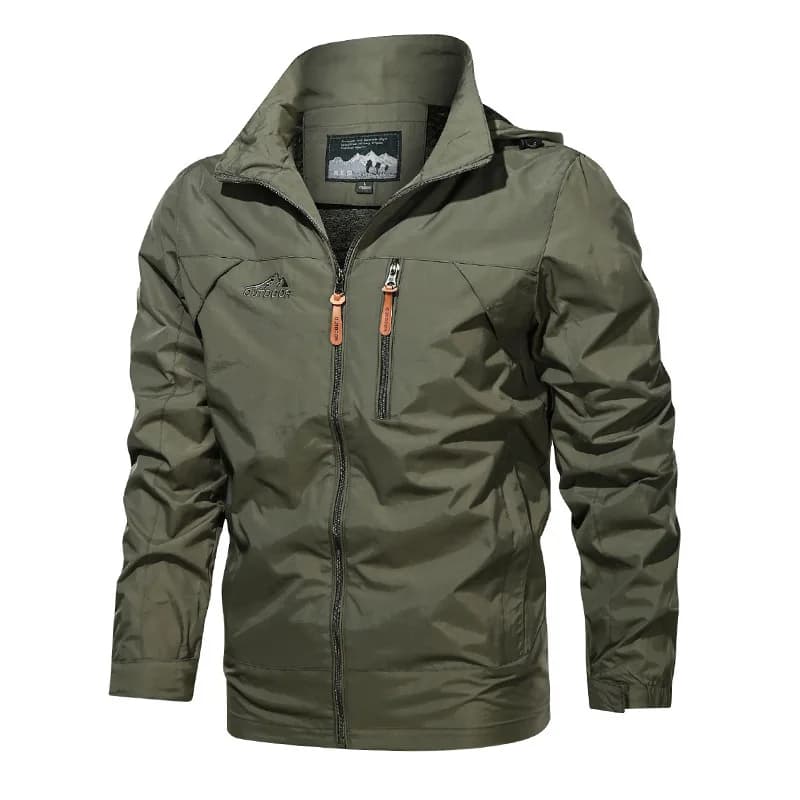 Parka homme grande taille anti-vent imperméable pour pêche printemps-automne sportive