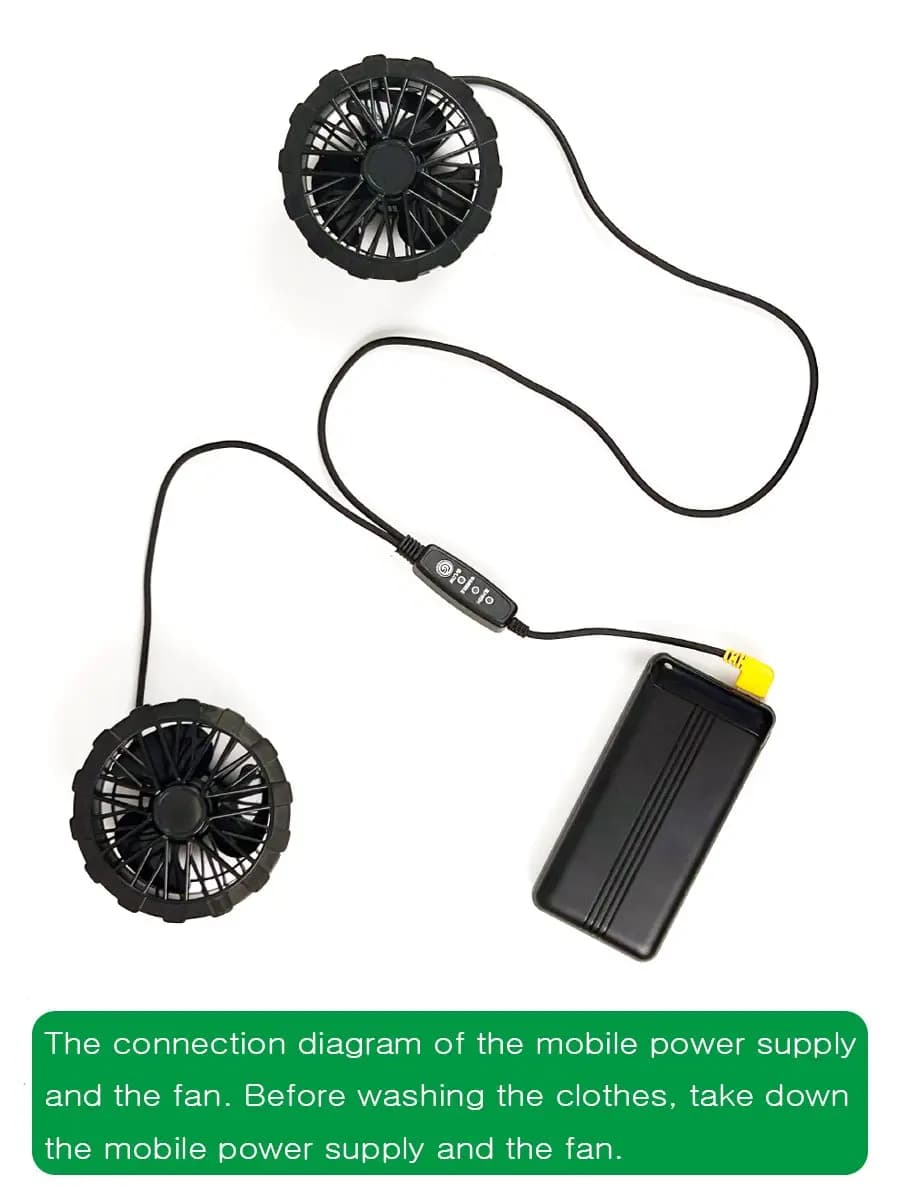 Gilet rafraîchissant été ventilateur USB 5V travail pêche veste climatisée bandes réfléchissantes