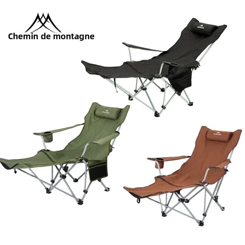 Chaise longue réglable 4 positions pêche camping ultra-légère portable extérieur étudiants artistes