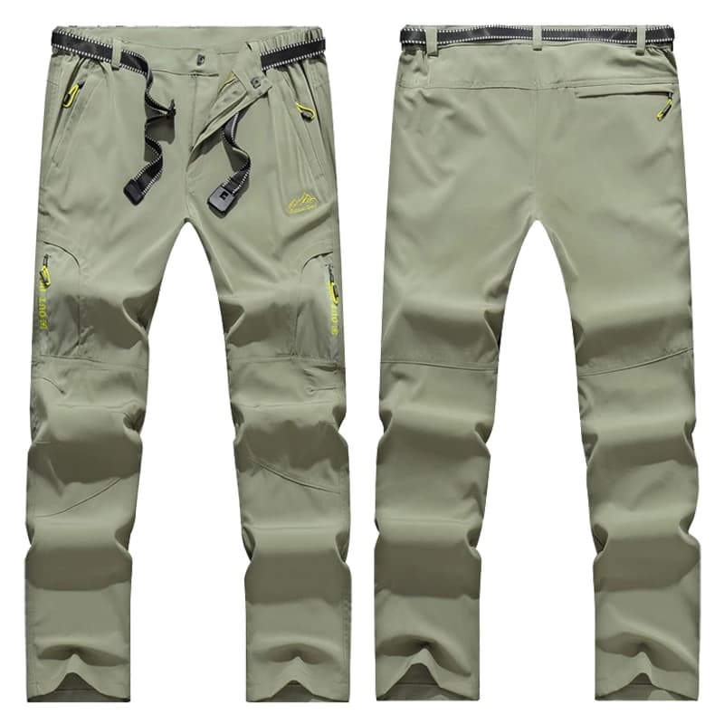 Pantalon pêche été stretch imperméable 5XL séchage rapide - Léger technique poches zippées homme