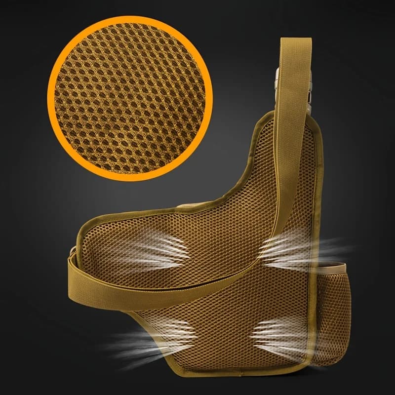 Sac bandoulière pêche étanche sport outdoor - Sac dorsal vélo randonnée camping tactique