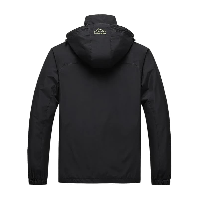 Veste de pêche imperméable homme grande taille automne chasse randonnée running coupe-vent