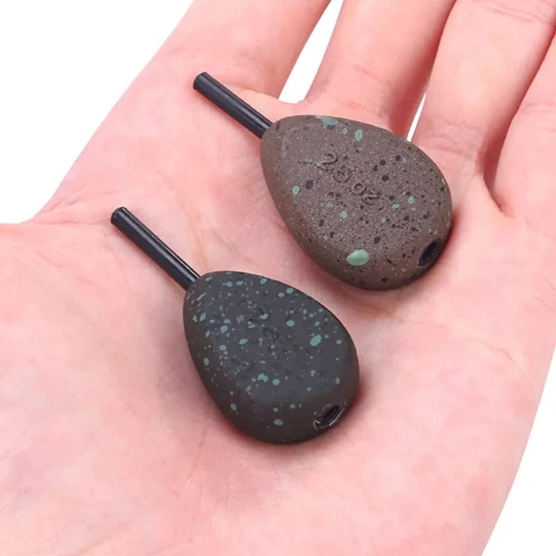 Plombs WEIHE 2-3 oz écologiques - Poids de pêche pour carpe - Accessoires pesca sans impact environnemental