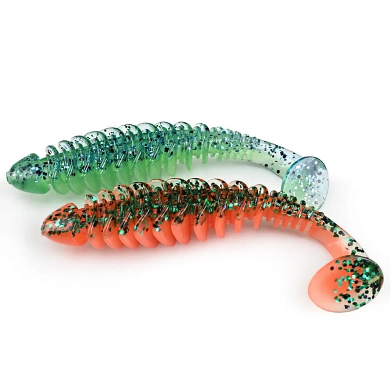 Leurres souples silicone 65mm et 80mm pour la pêche de la carpe - Appâts artificiels MEREDITH