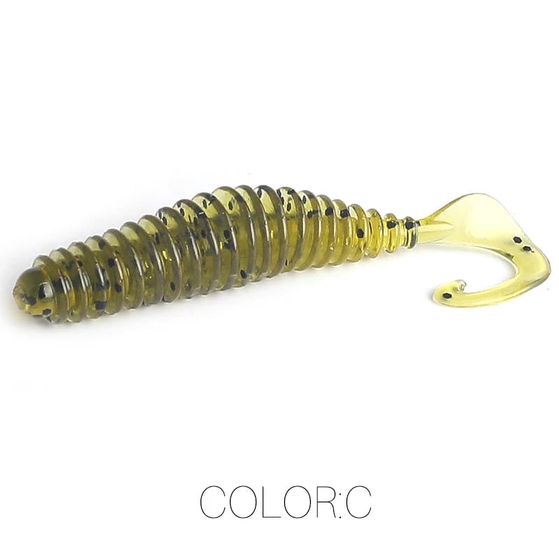 Leurre souple Tanan-Tail 50mm 65mm pour pêche de la carpe et du black bass - Appât PVC nouvelle génération 2023