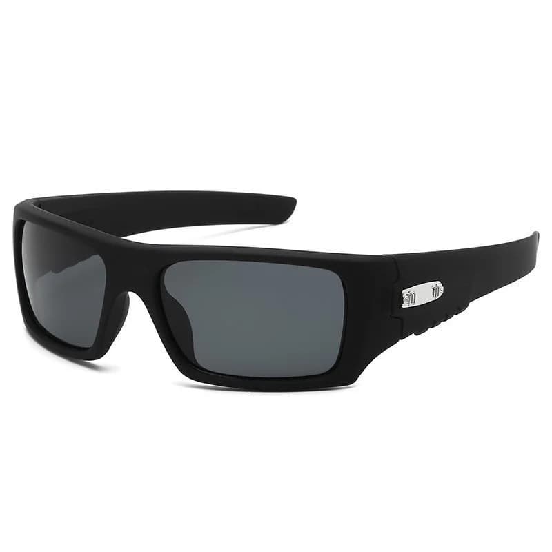 Lunettes de soleil vintage carrées pour pêche - Design rétro luxe avec protection UV400 complète