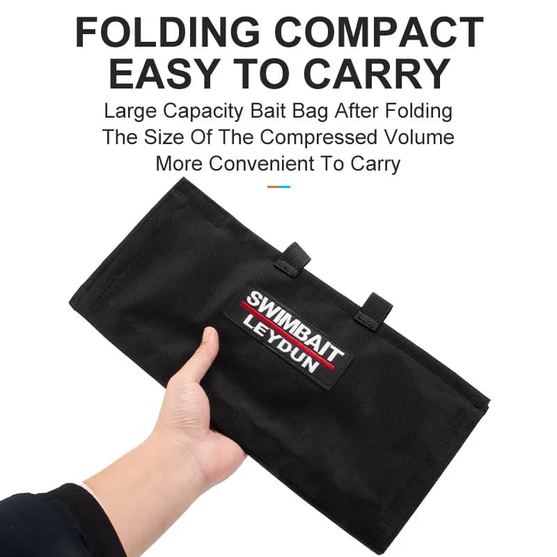 Sac à leurres LEYDUN pour leurres souples et durs jusqu'à 30cm - 4 poches hybrides avec accès facile