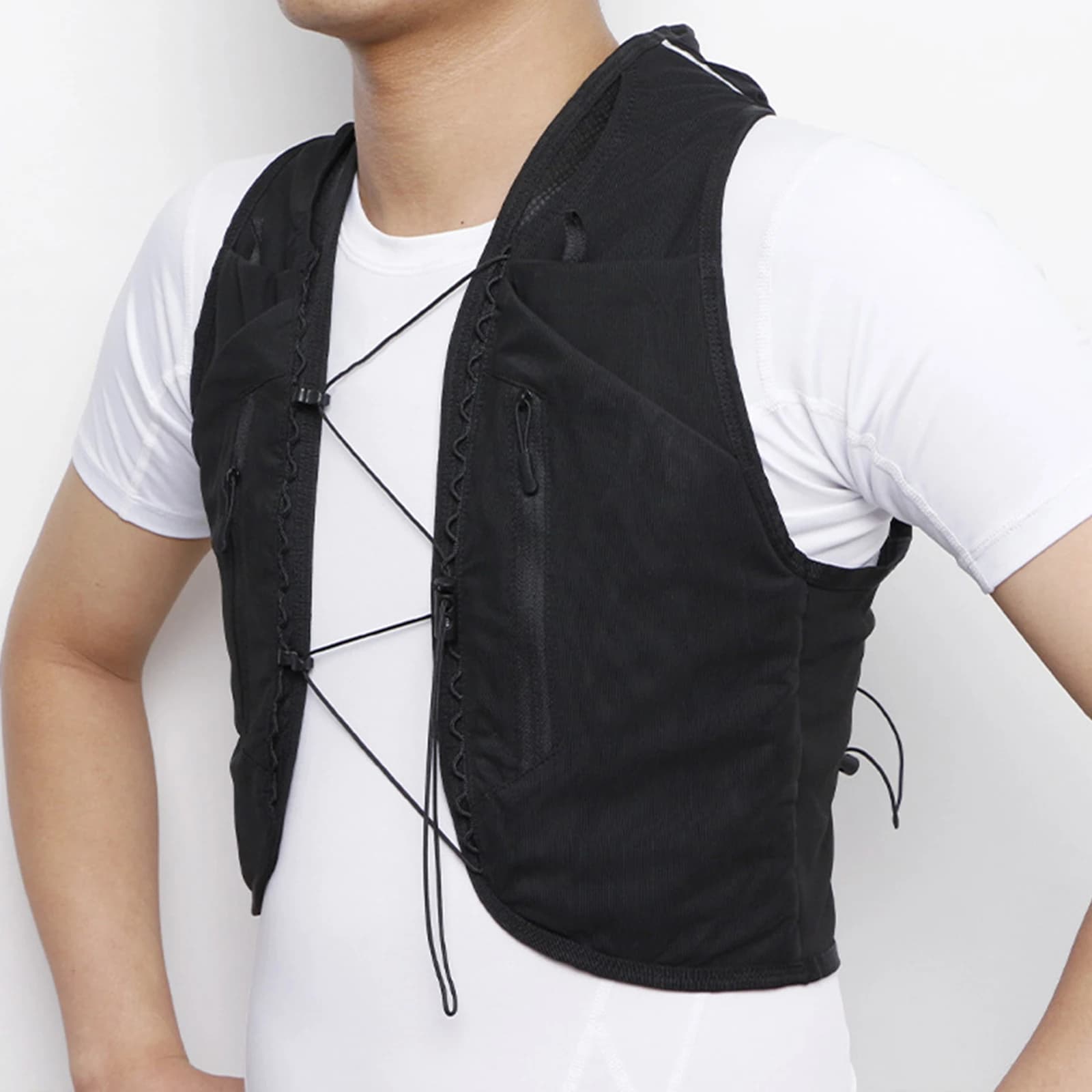 Veste hydratation running randonnée vélo - Sac à dos sport avec réservoir eau trail femme homme S-XXL