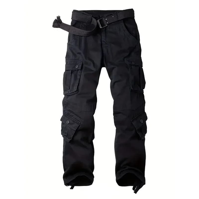 Pantalon cargo camouflage pur coton droit loose travail résistant pêche chasse randonnée
