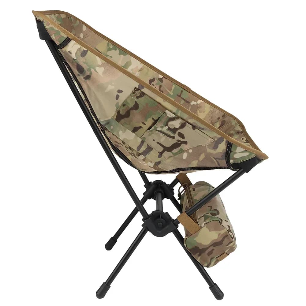 Chaise portable facile à installer pliable fonctionnelle, siège nylon pour plage, camping, randonnée et pêche