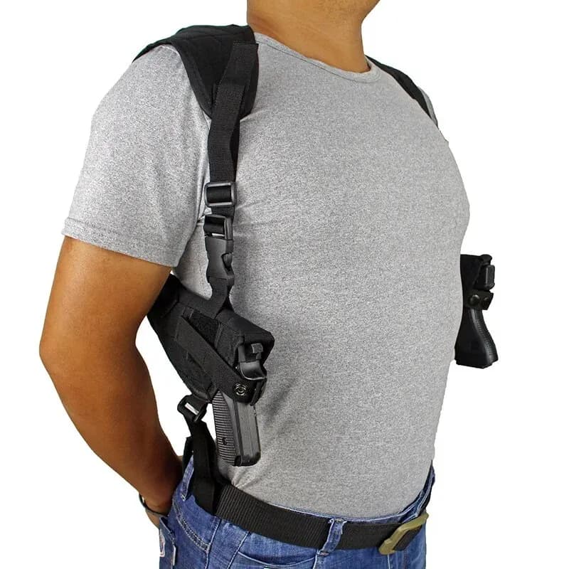 Holster pistolet universel main gauche droite pêche - Étui épaule port dissimulé Glock