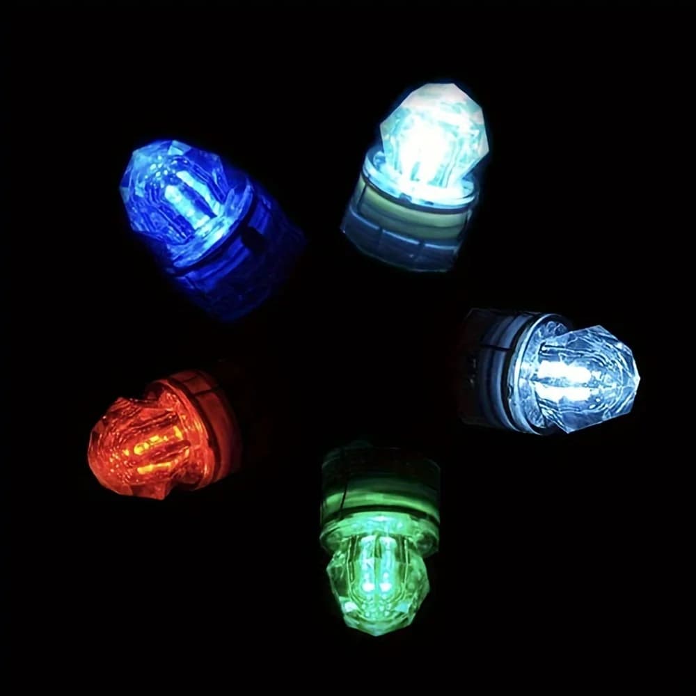 10 lumières LED pêche sous-marine profondeur étanche diamant appât coloré