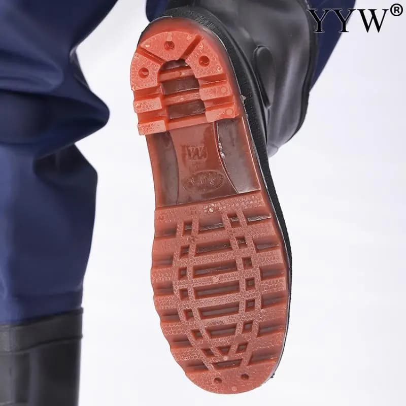 Pantalon waders étanches pêche chasse avec semelle Oxford pour hommes et femmes