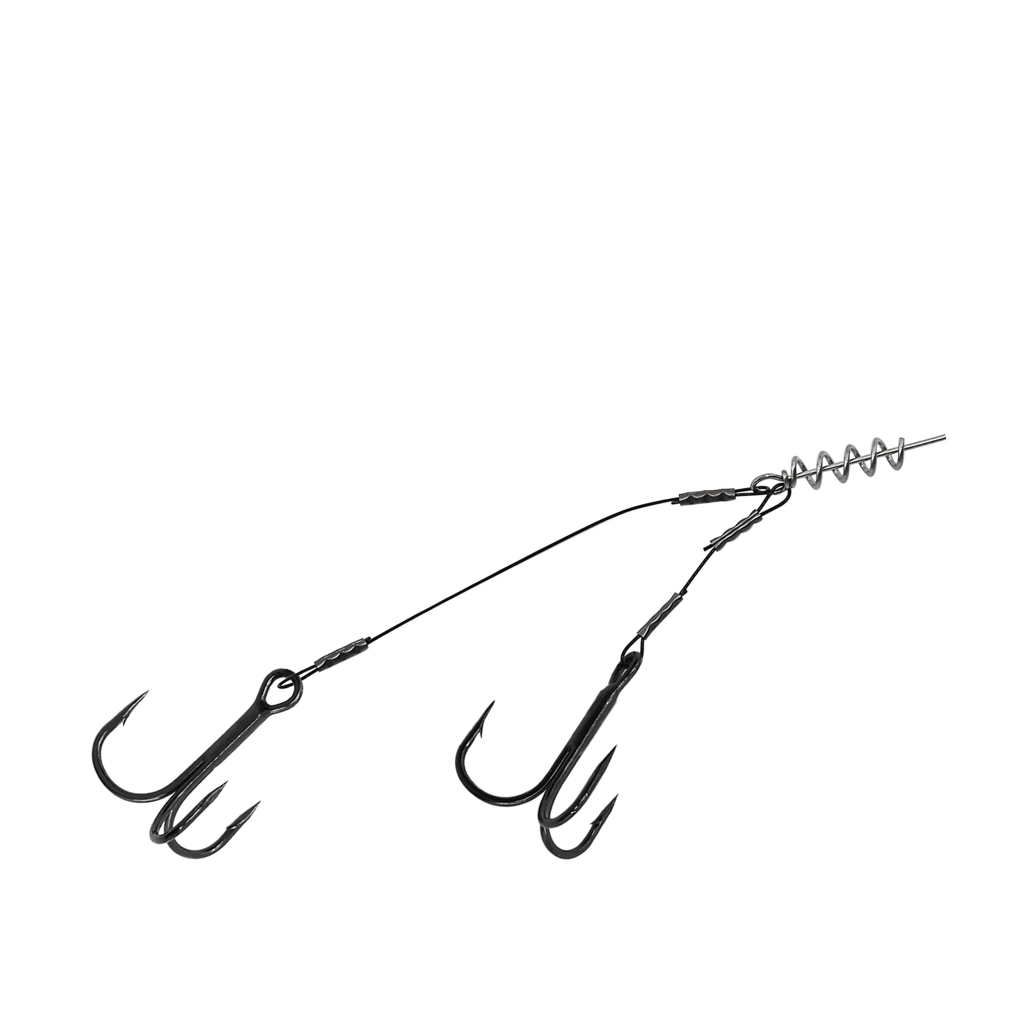 Hameçons Stinger Rig 9KM pour brochet - Crochets triples pour leurres souples et swimbaits