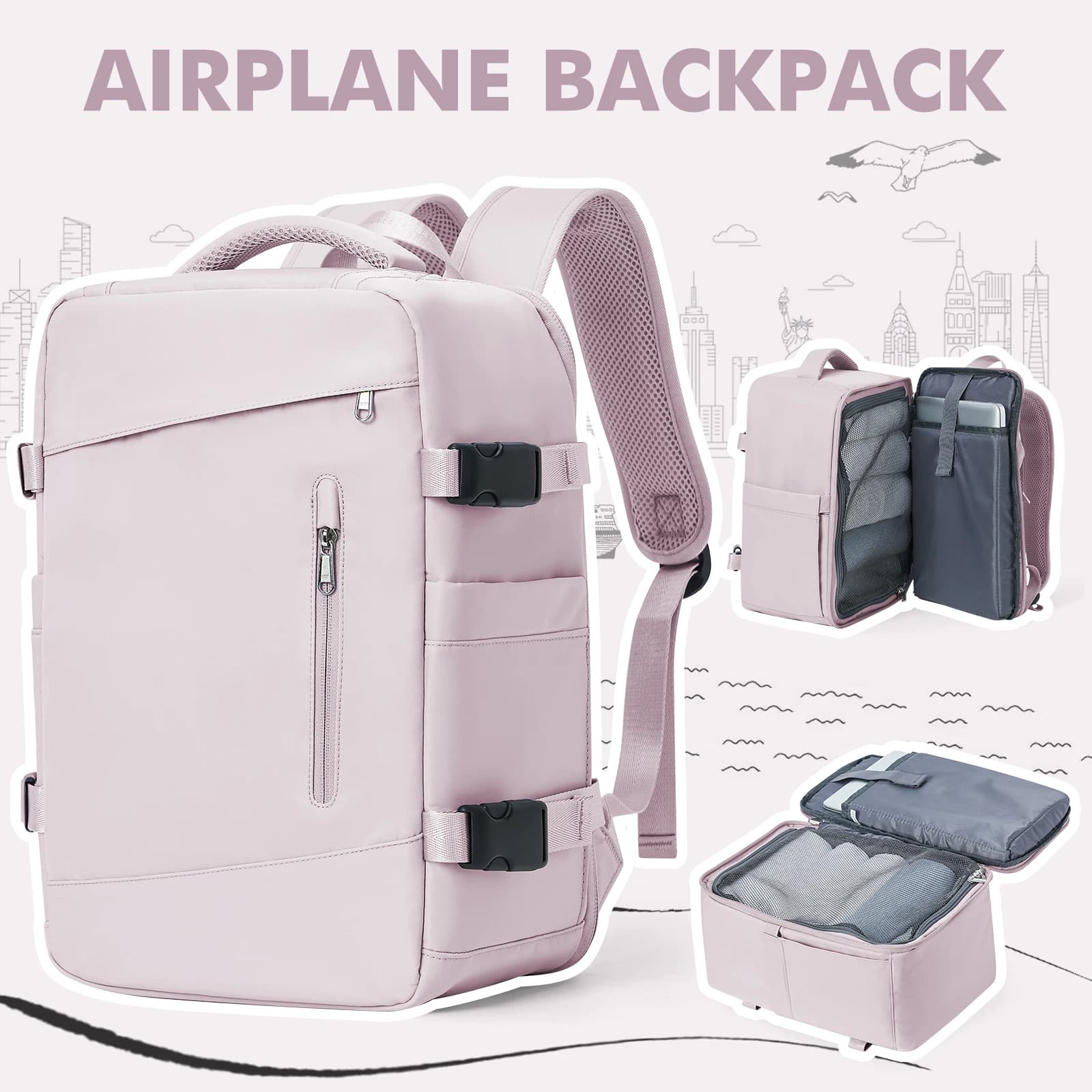 Sac cabine avion Ryanair 40x20x25 pêcheur voyageur rangement matériel pêche compact transport aérien