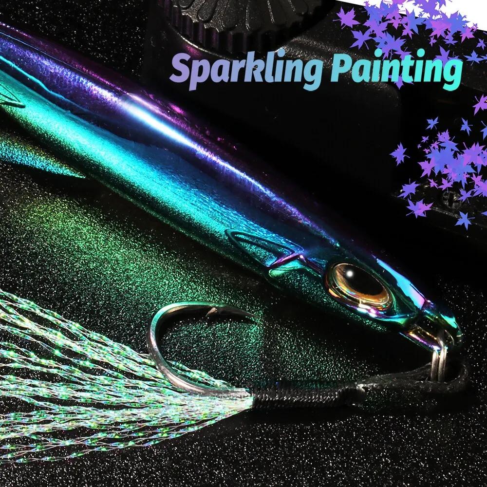 Leurre métal jig 10g à 40g pour brochet carpe - Swimbait cuiller pêche mer kit leurres artificiels
