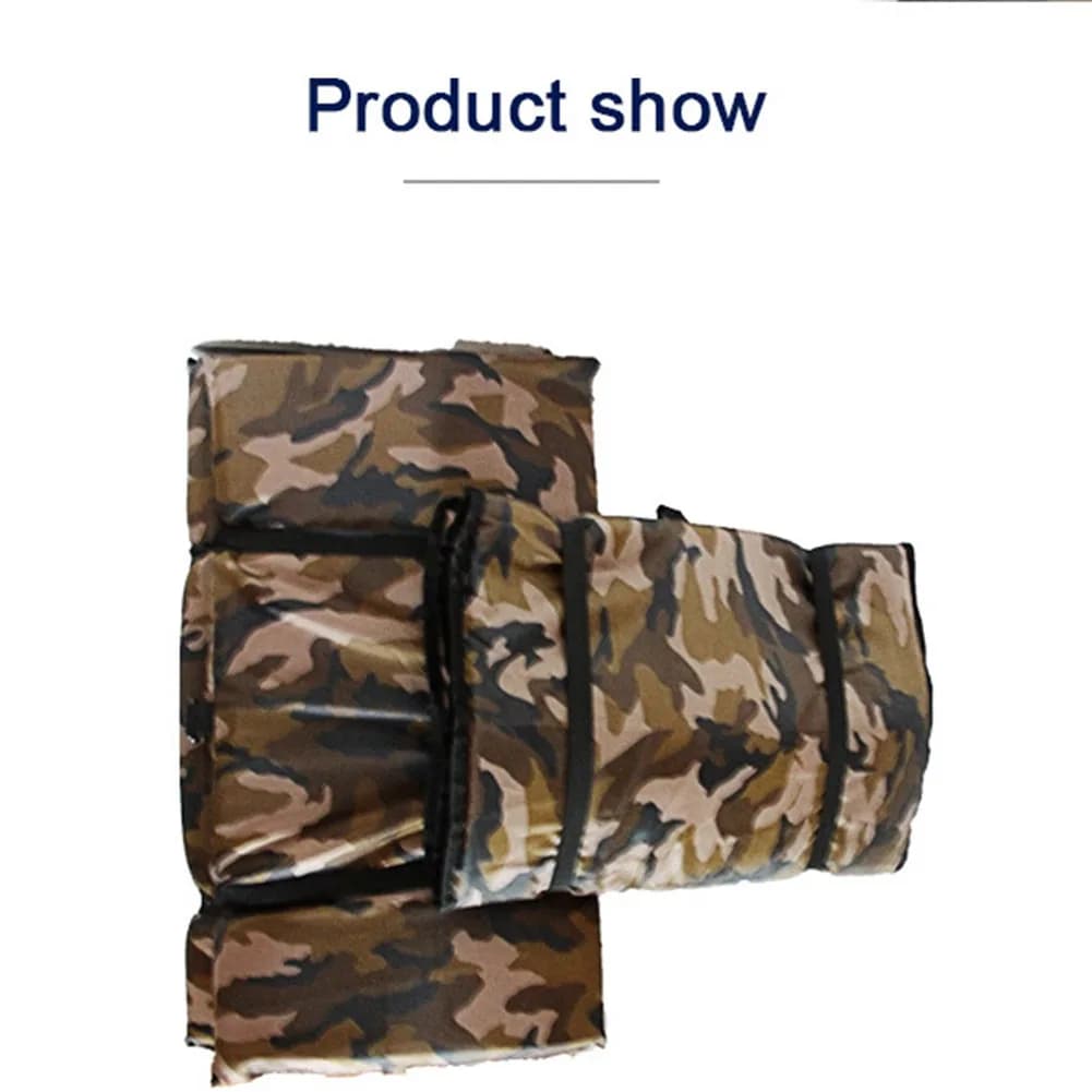 Tapis décrochage pêche toile Oxford pliable - Mat carpiste rembourré pour pêcheur utilisation