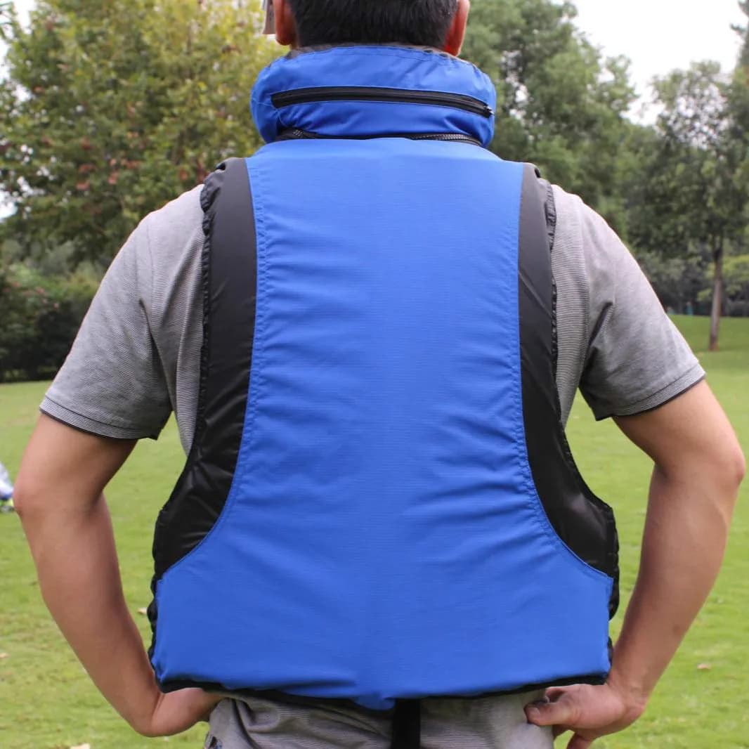 Veste de sécurité pêche nautique 2026 - Gilet de sauvetage respirant à séchage rapide pour navigation