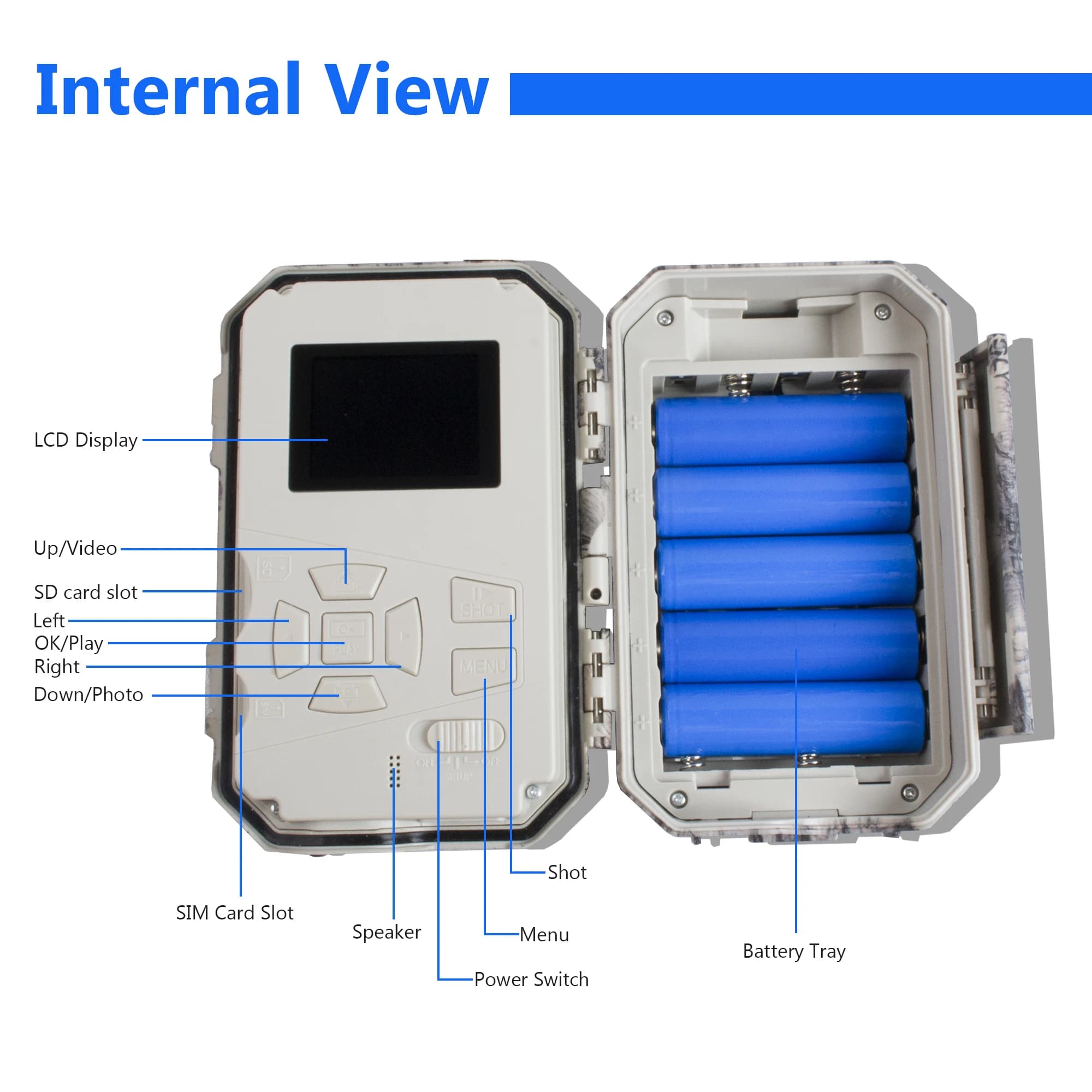 Caméra BolyGuard 64MP 1080P vision nocturne starlight étanche haute gamme pour observation faune extérieure