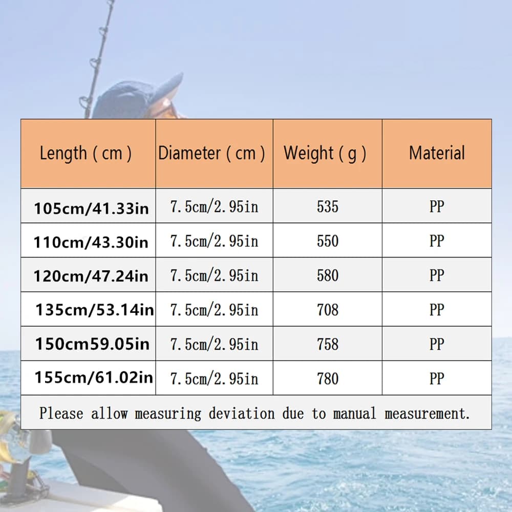 Sac de transport rigide étanche ROLLFISH pour cannes à pêche anti-roulement triangle portable 100-150cm
