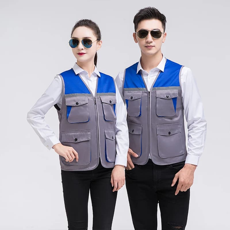 Veste pêche homme multi-poches pour randonnée, chasse et photographie - Veste technique polyvalente