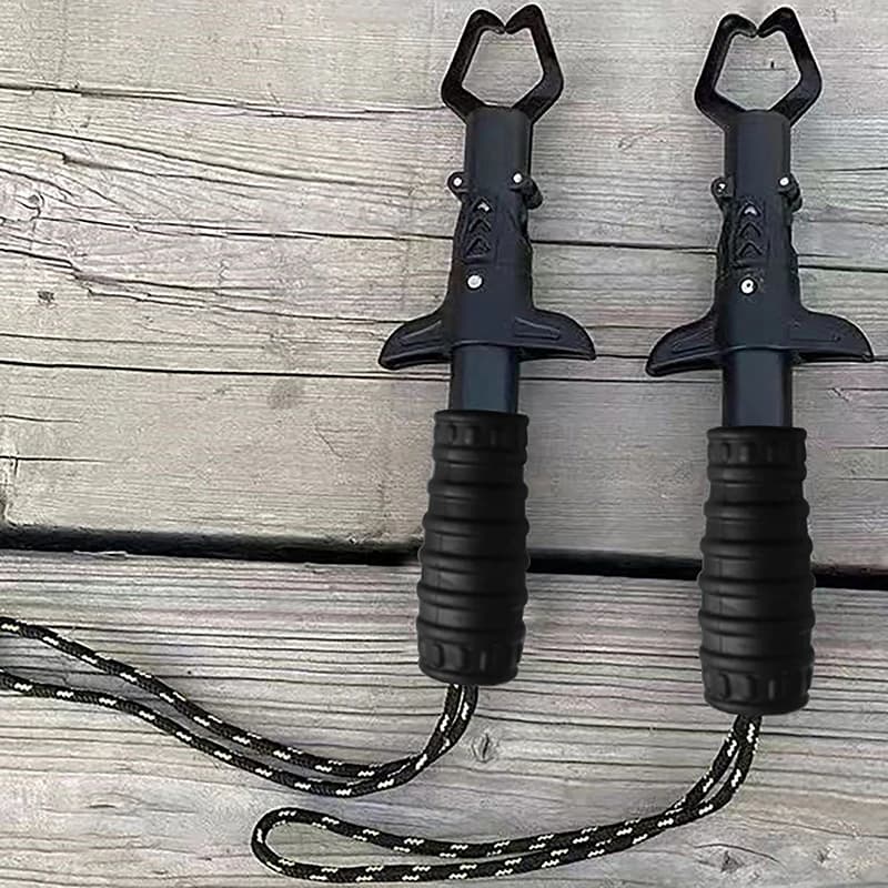 Pince à prise labiale (Lip Gripper) pour poisson avec pèse-poisson intégré - Anti-rouille pour débutant pêche