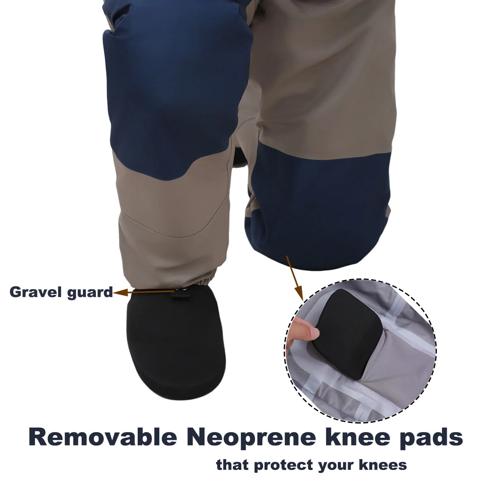 Waders de pêche respirants imperméables - Combinaison thoracique avec pieds intégrés pour pêche en eau vive