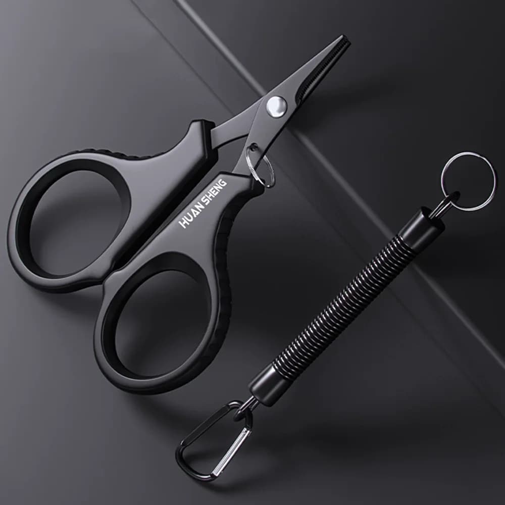 Pince coupe-ligne titane pêche carpe - Ciseaux acier inoxydable coupe PE tresse accessoire