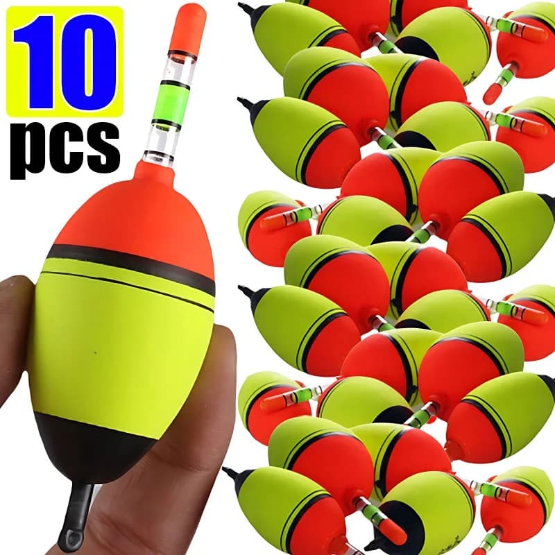 Lumineux EVA Flotteur de Nuit pour Pêche en Mer, Bouchon Fluorescent 10g 15g 20g