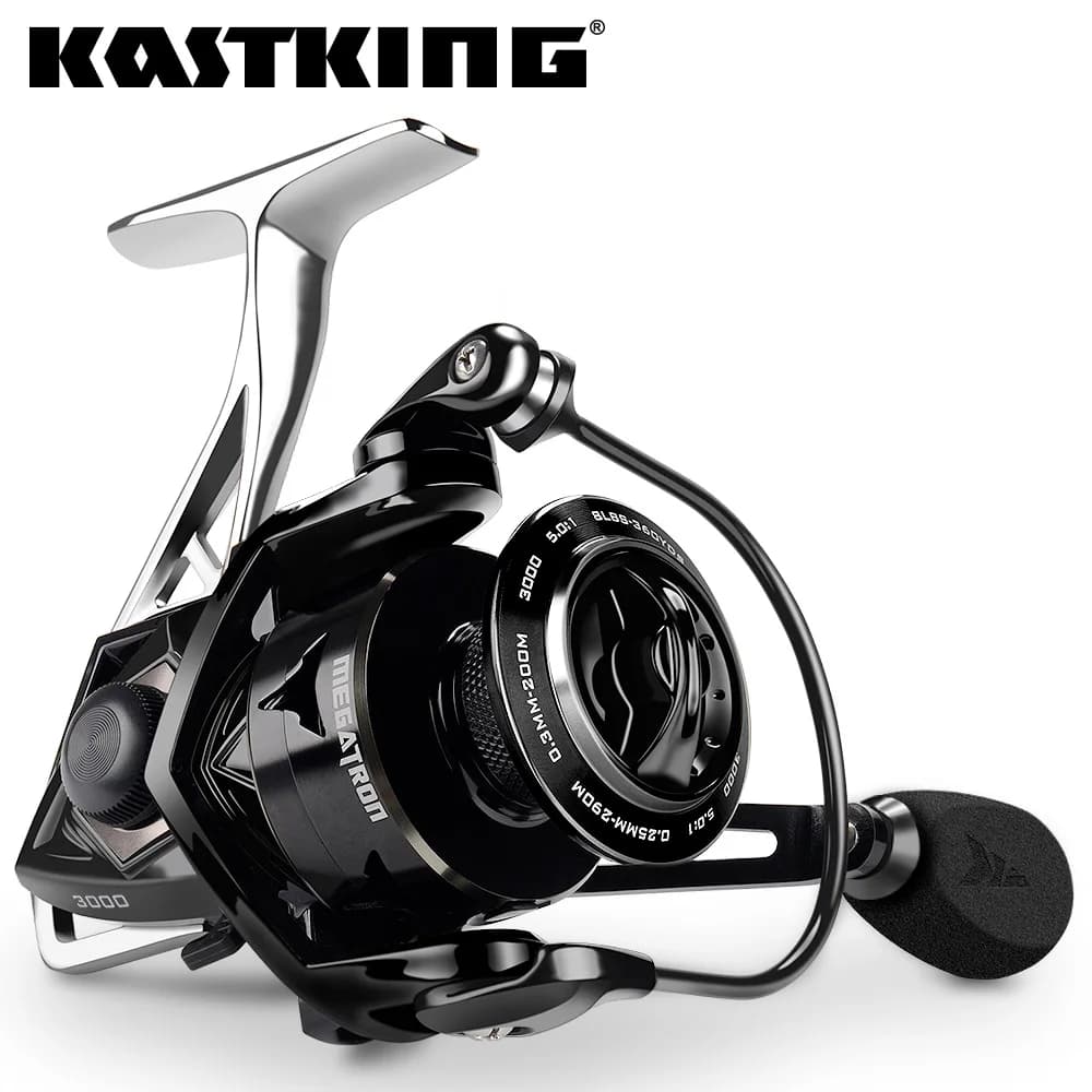 KastKing Megatron Spinning Fishing Reel 18KG Max Drag  7+1 Ball Bearings Aluminu
