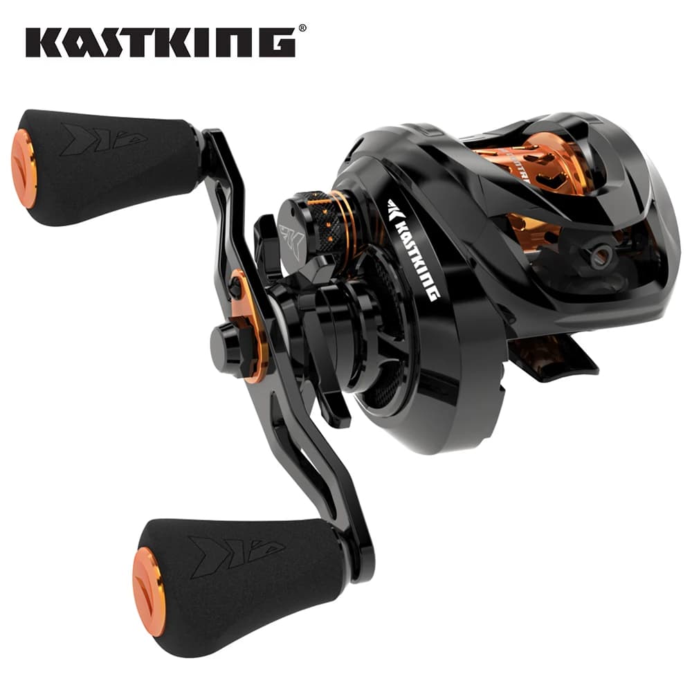Moulinet Baitcasting KastKing Zephyr BFS Finesse 4.5KG 7 Roulements Ratio 7.2:1 Carbone Pêche Légère