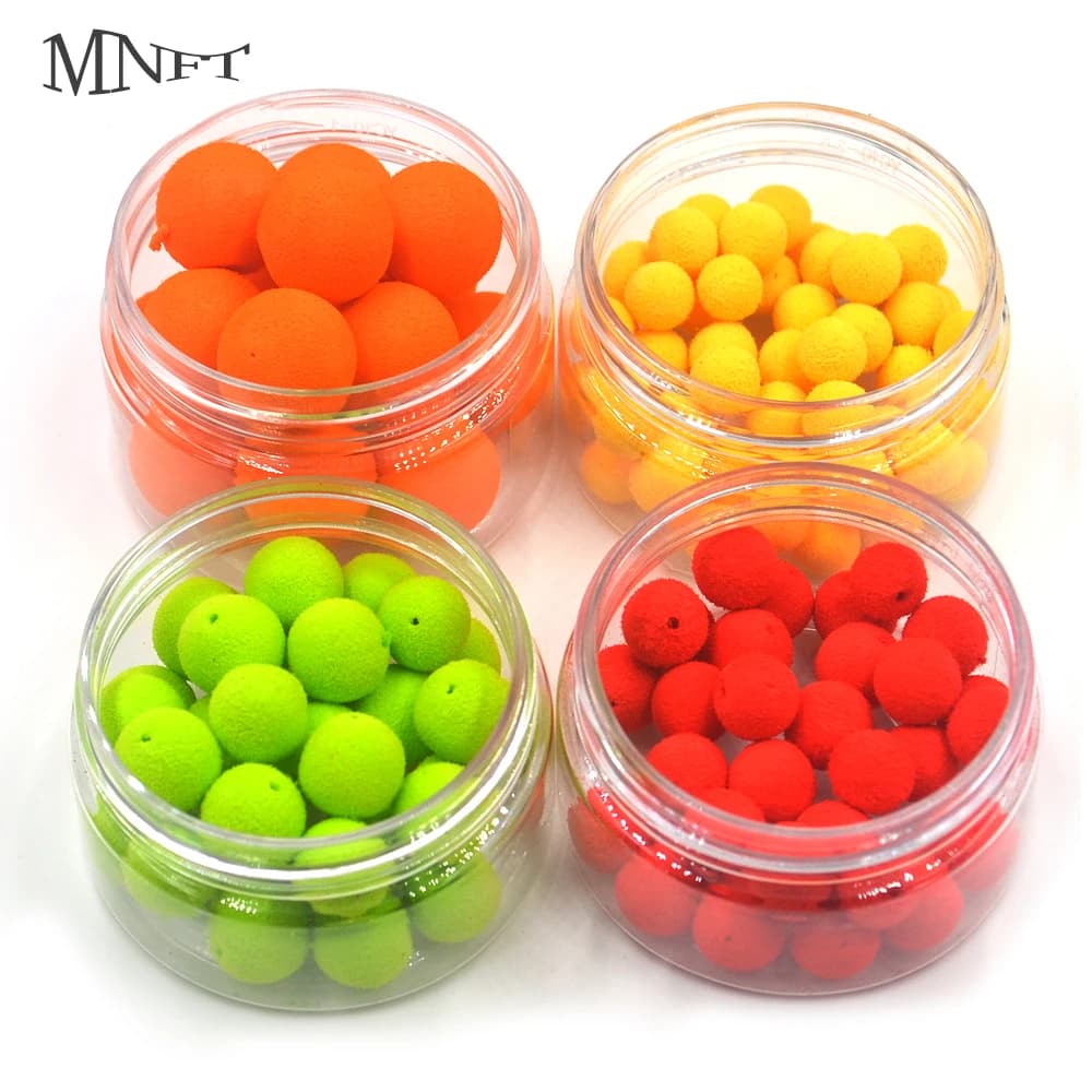 Perles flottantes pop-up MNFT pour carpe - 5 formes différentes - appâts colorés flottants