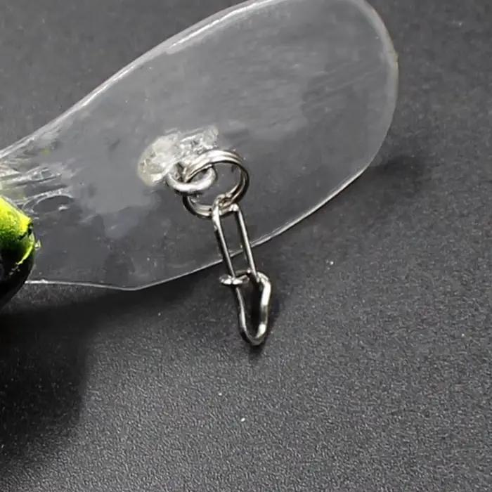 50 émerillons pêche à clip rapide connecteur leurres haute qualité accessoires pêche