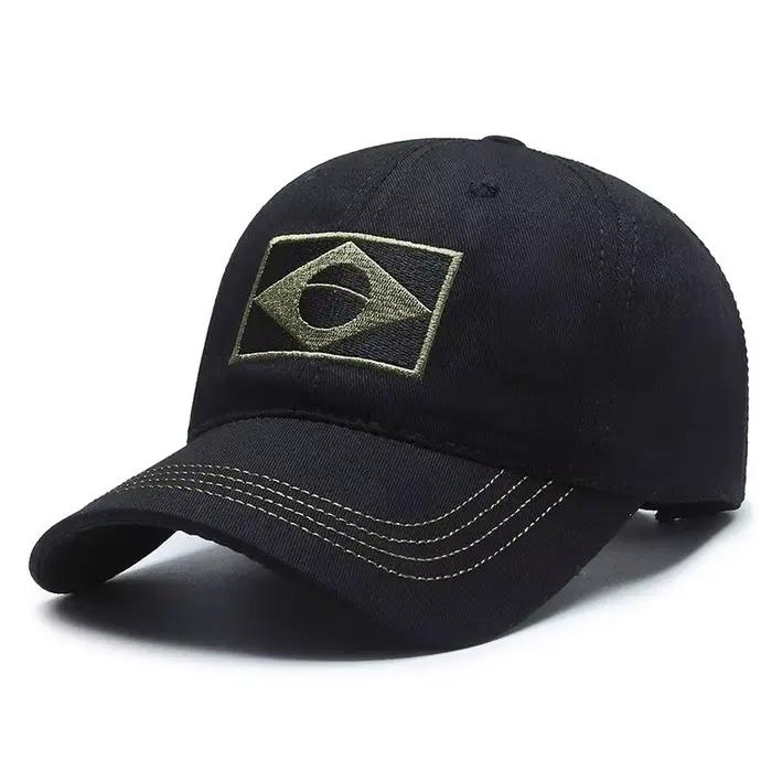 Casquette baseball camouflage pêche brésilienne - Chapeau jeune protection solaire pour pêche sportive