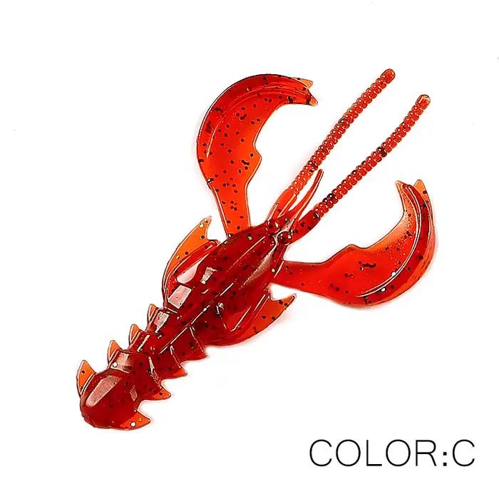 Supercontinent Crazy Lures - lot de leurres souples crevettes et homards 65mm et 40mm
