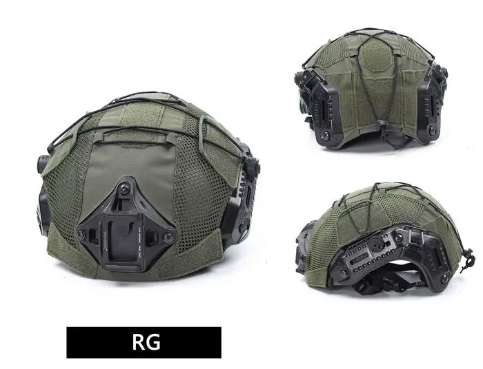 Housse filet Mtek pour casque - Protection aérée contre insectes pour pêche en étang et marais