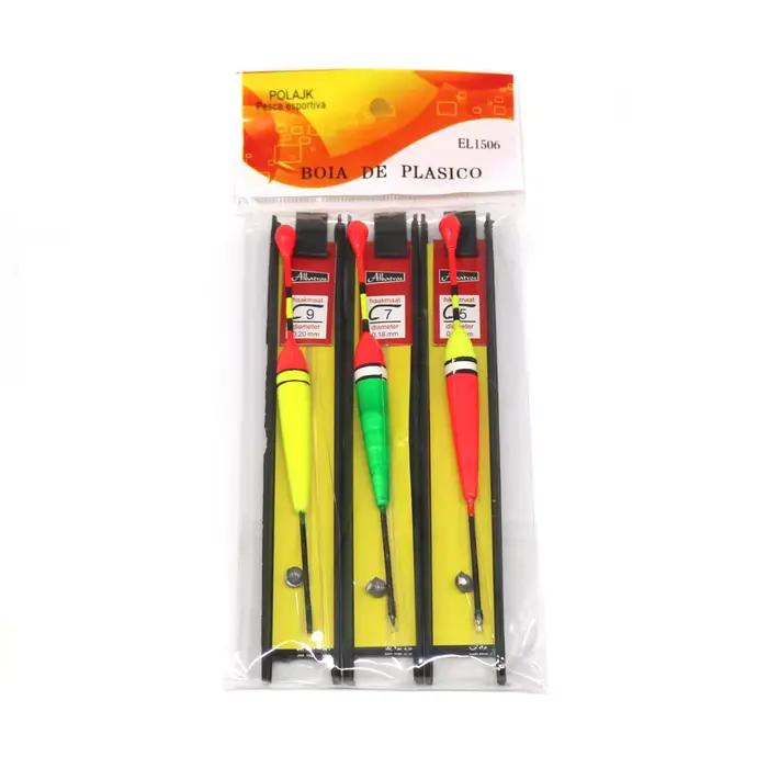 Lot de 3 flotteurs triple pour la pêche à la carpe, accessoires flottants et bouchons de ligne
